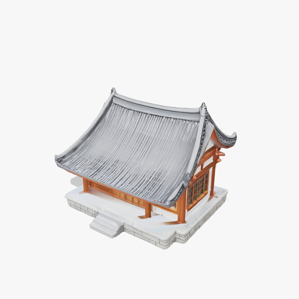 Traditional Pavilion Roof model pack